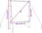 vidaXL - Projectiescherm - met - statieven - 89 - inch - 1:1