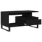 vidaXL - Salontafel - Zwart - Eiken - 90x49x45 - cm - Bewerkt - Hout