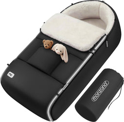 Monzana Baby Voetenzak - Ritssluiting 3/5puntsgordels - Waterafstotend - Grijs