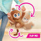 Pluche interactieve aap Peanut Furreal, pluche aap, 38 cm hoog met geluidsfuncties, speelgoed voor k