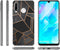iMoshion Hoesje Geschikt voor Huawei P30 Lite Hoesje Siliconen - iMoshion Design hoesje - Zwart / Meerkleurig / Goud / Black Graphic