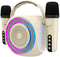 Celly PARTYMIC2 - Draadloze speaker met 2 microfoons en RGB lichten - 6W RMS