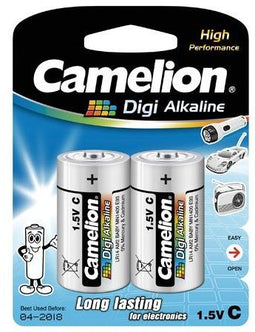 Camelion LR14-BP2 - Alkaline Batterij - 8500mAh - Zilver