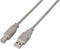 USB 2.0 Cable NANOCABLE Beige