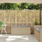 vidaXL - Tuinbank - met - kussen - 110x40x44 - cm - poly - rattan - beige