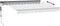 vidaXL - Luifel - automatisch - uittrekbaar - LED - 300x250 - cm - antraciet - en - wit