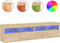 vidaXL - Tv-wandmeubels - met - LED - 2 - st - 80x30x40 - cm - sonoma - eikenkleurig