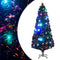 vidaXL - Kerstboom - met - LED - en - standaard - 210 - cm - glasvezel