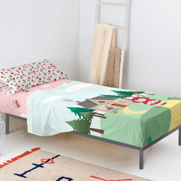 Happy Friday Sheet set 2 pieces Red riding hood 160x270 cm (Single) Multicolor
