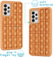 iMoshion Hoesje Geschikt voor Samsung Galaxy A72 Hoesje Siliconen - iMoshion Pop It Fidget Toy - Pop It hoesje - goud