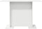 vidaXL - Eettafel - Wit - 110x60x75 - cm - Bewerkt - Hout