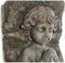 Grondlegger DKD Home Decor Glasvezel Grijs Engel (29 x 22 x 74 cm)