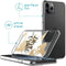 iMoshion Design voor de iPhone 11 Pro hoesje - Let's Go Travel - Zwart / Goud