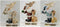 Kerstversiering DKD Home Decor Hars (18 x 11 x 23,5 cm) (3 Stuks)