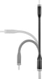 Renkforce RF-3425172 - USB-kabel USB 2.0 USB-A naar USB-C - 10 cm - Zwart