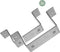 Carpoint Aanhanger Steunpoten Set - Trailer steunpotenset - Hoogte verstelbaar - Zilver