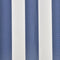 vidaXL - Luifeldoek - 500x300 - cm - canvas - blauw - en - wit
