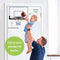 Mini Basketbal Set - Inclusief Bal & Pomp - Indoor - 46x30 cm - Rood Wit Zwart