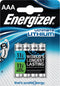 Energizer ENLITHIUMAAAP4 - Batterijen - 1150mAh - Zilver