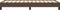 vidaXL - Bedframe - kunstleer - bruin - 90x190 - cm