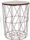 vidaXL - Salontafel - Ø - 47 - cm - koperkleurig