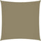 vidaXL - Zonnescherm - vierkant - 2,5x2,5 - m - oxford - stof - beige