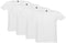 Alan Red 2-pack T-shirts - Regular-fit - Ronde hals - Wit (2 stuks)