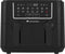 CONTINENTAL EDISON Olievrije heteluchtfriteuse - RFRSH24002CB - 9 L - Dubbele bakplaten - 2400W - Zwart