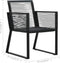 vidaXL - Tuinstoelen - 4 - st - touw - rattan - zwart