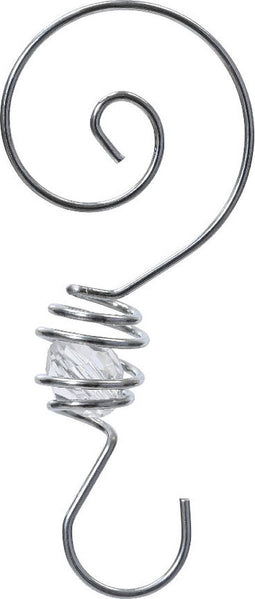 Haak ijzer l6.7b2.8h1 cm zilver 18st