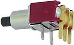 HAAKSE HORIZONTALE SUBMINIATUUR DRUKSCHAKELAAR - SPDT ON-(ON) (TS-22A)