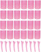 Haarkrulspelden 24 stuks - Incl. 40 haarklemmen - Krulspelden - Heatless Curls - Kleefrollers - Haarrollers - Rollers Hair curler - Krullen zonder hitte - Haar krullers zonder hitte - Haarrollers groot - Haar rollers zelfklevend