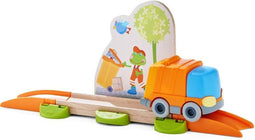 Haba Kullerbü Knikkerbaan - Themaset Vuilniswagen