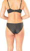 Iconic Bottom - Brazilian - Gouden hangertje - Zwart (XL)