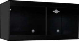 Habistat Aquadistri vivarium 122 x d61 x 61 cm zwart