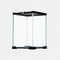 Habistat - Glazen Terrarium 20x20x30cm - Zwart