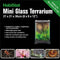 Habistat - Glazen Terrarium 20x20x30cm - Zwart