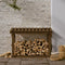 vidaXL - Haardhoutrek - 108x64,5x77 - cm - massief - grenenhout - honingbruin