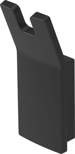 Haceka Aline Dubbele Haak Zwart Aluminium