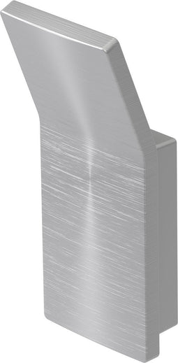 Haceka Aline Enkele Haak Geborsteld Aluminium