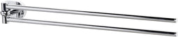 Haceka Gio Dubbele Handdoekhouder Draaibaar Chroom 38cm