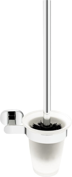 Haceka Gio Toiletborstelset Glas Chroom