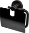 Haceka Kosmos Toiletrolhouder - met klep - grafiet gunmetal