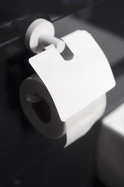 Haceka Kosmos Toiletrolhouder - met klep - mat wit