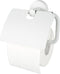 Haceka Kosmos Toiletrolhouder - met klep - mat wit