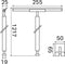 Haceka Selection wisser 26x2,5x122cm zwart