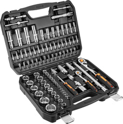 NEO 10-060 Doppenset 86 delig, 1/4 en 1/2