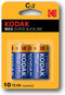 Kodak Max Super C - Alkaline Batterij LR14 - 1.5V - 2 stuks