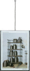 BePureHome Xpose X-Large Fotolijst met ketting - Metaal/Glas - Zwart/Zilver - 40x30x1