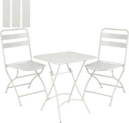 Mica Decorations Evita Bistro Tuin Set - Lichtgroen - Set van 3